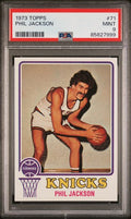 Graded 1973 Topps Phil Jackson #71 2nd Year Basketball Card PSA 9 Mint
