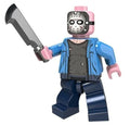 Jason Voorhees Friday The 13th Blue NES Lego Minifigures Custom Horror Toys 5