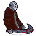 Jason Voorhees with machete Enamel Pins small, durable, high quality accessories