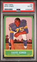 Graded 1963 Topps Dave Deacon Jones #44 Rookie RC Football Card PSA 6 EX-MT