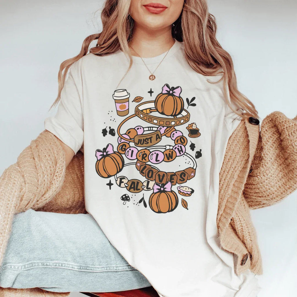 Just A Girl Who Loves Fall Tee