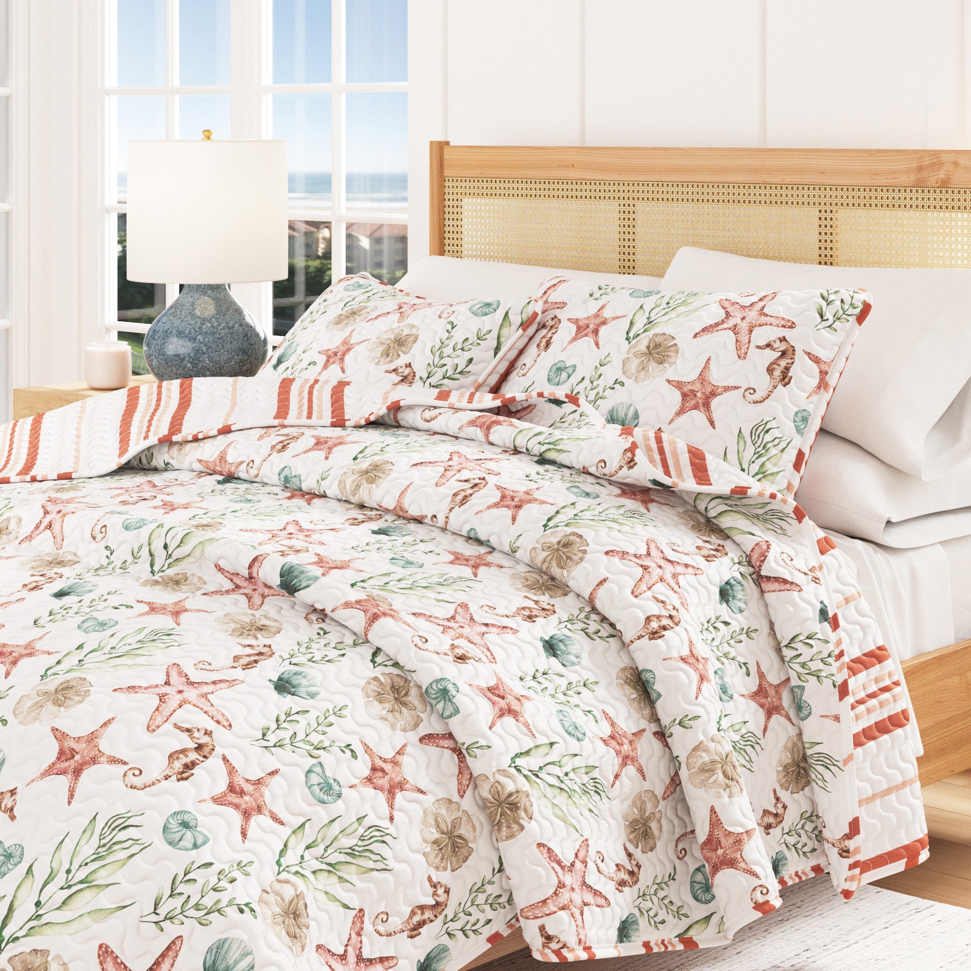 Castaway Coastal Quilt Set