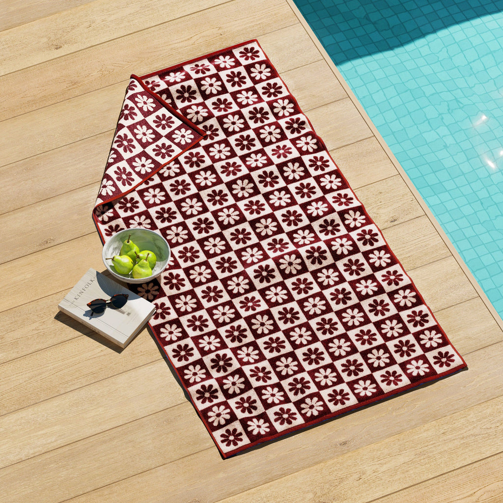 Cotton Velour Beach Towel - Maui Collection