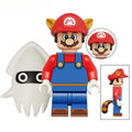 Raccoon Mario & Blooper from Super Mario Brothers Lego Compatible Minifigures