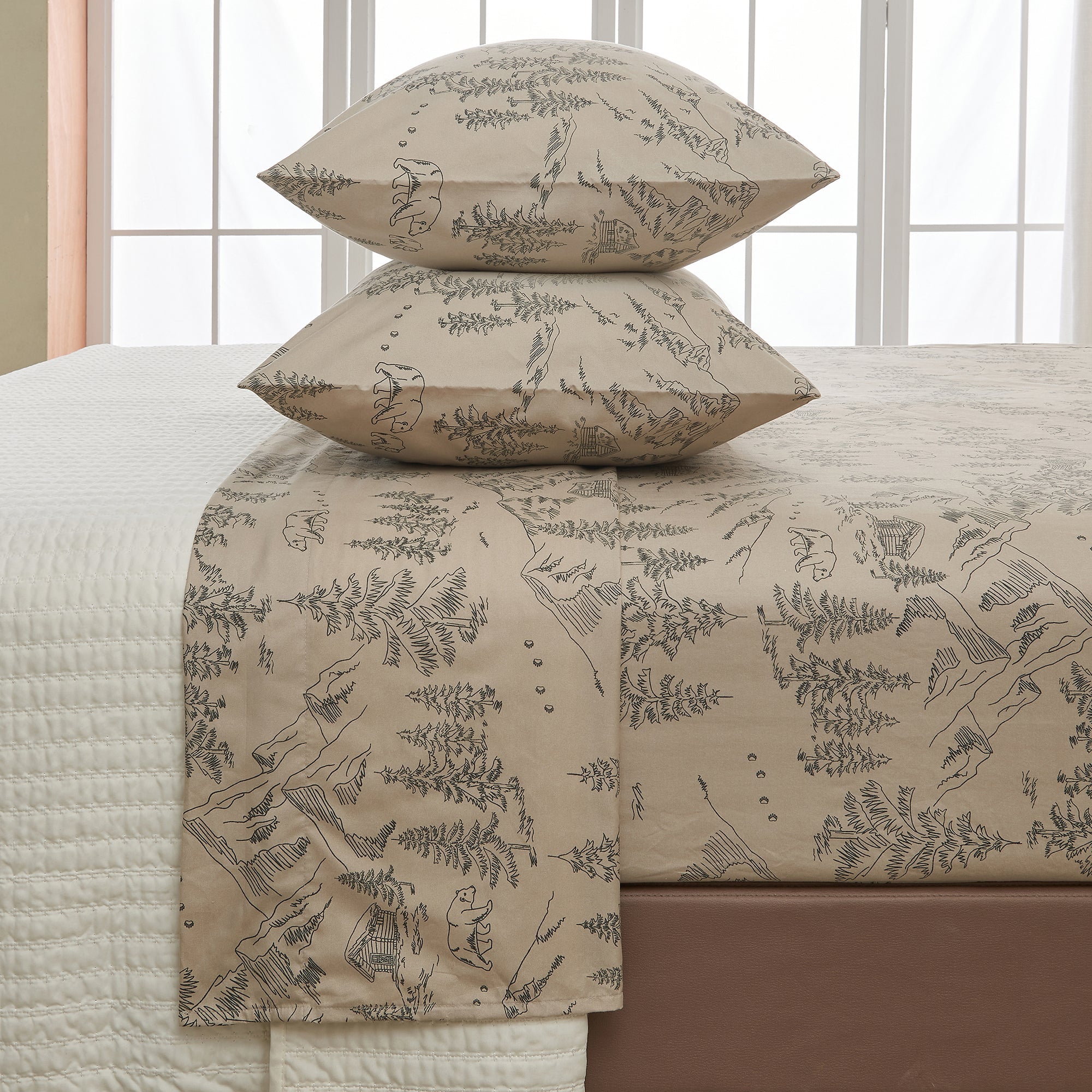 Lodge Printed Sheet Set - Mountain Ridge Collection