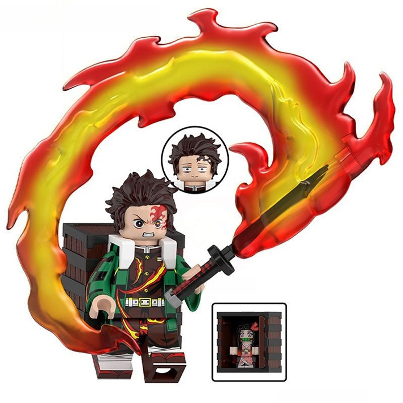 kamado tanjirou Demon Slayer Anime Minifigure Toy 2