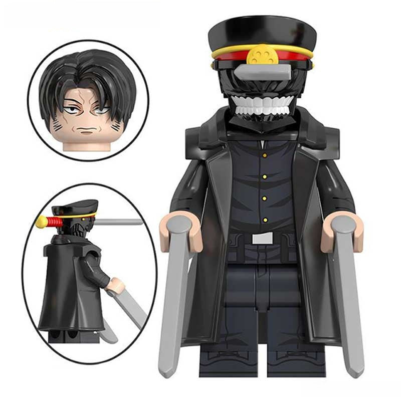 Katana Man from Chainsaw Man Lego Minifigures Compatible Anime Toys 2
