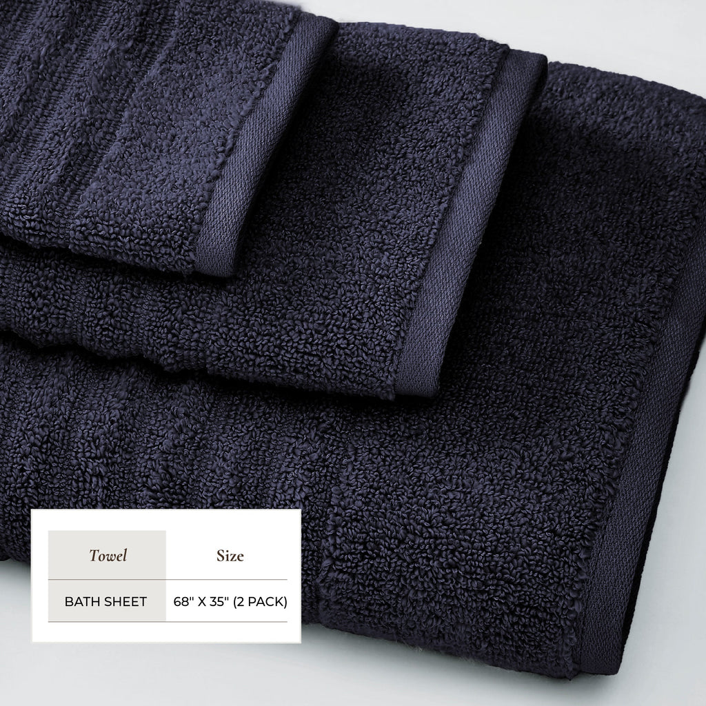 Luxury Combed Cotton Bath Towel Set - Karina Collection