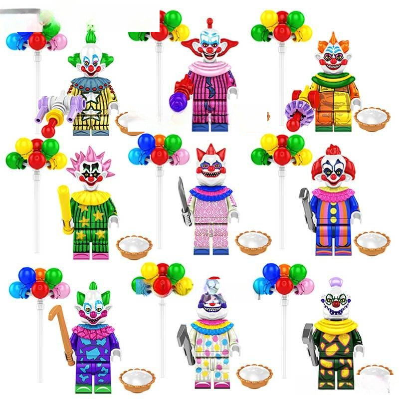 Killer Clowns From Outer Space set of 9 movie Minifigure Toy