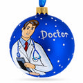 Doctor Glass Ball Christmas Ornament 3.25 Inches