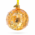 White Lilies Glass Ball Ornament