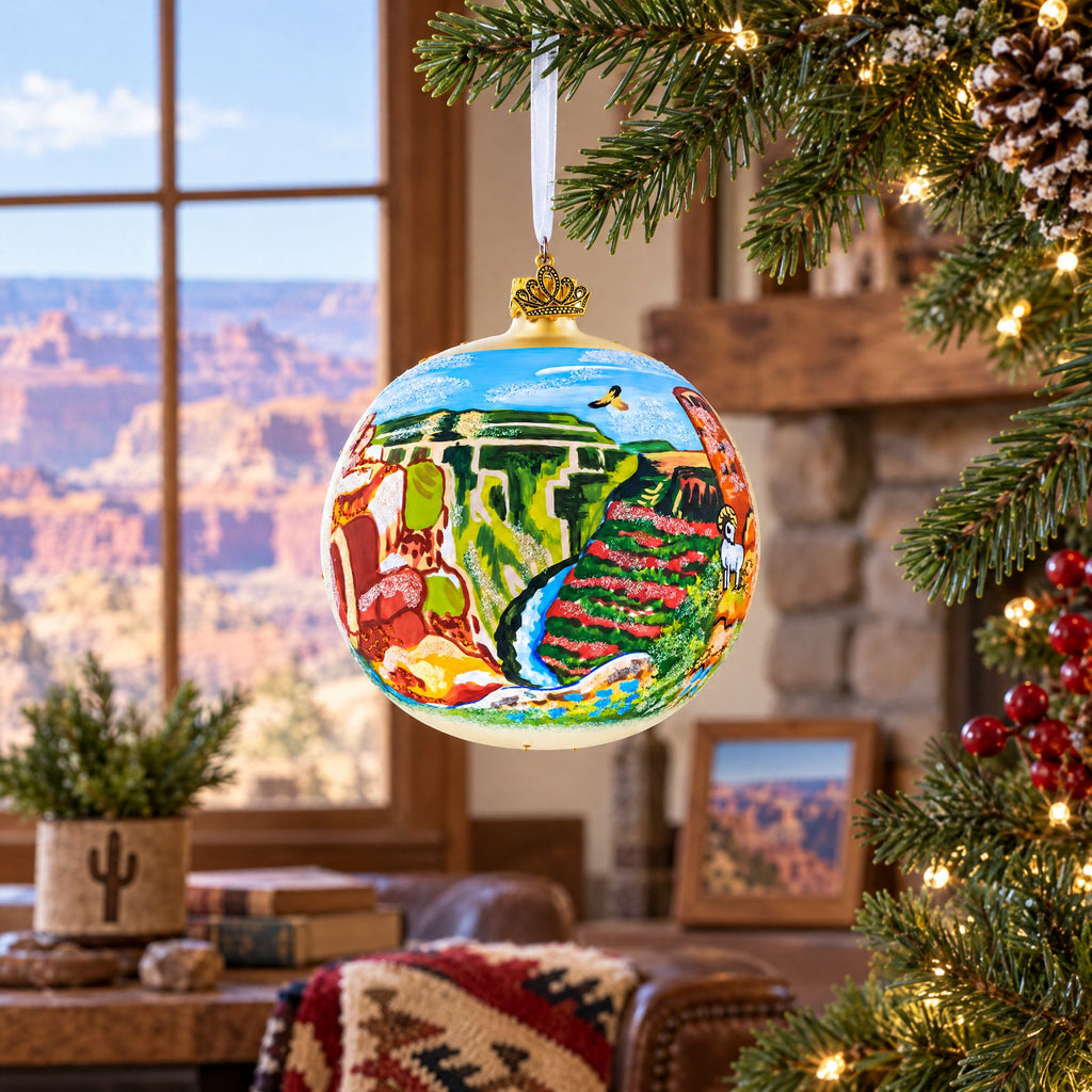 Grand Canyon, Arizona Glass Ball Christmas Ornament