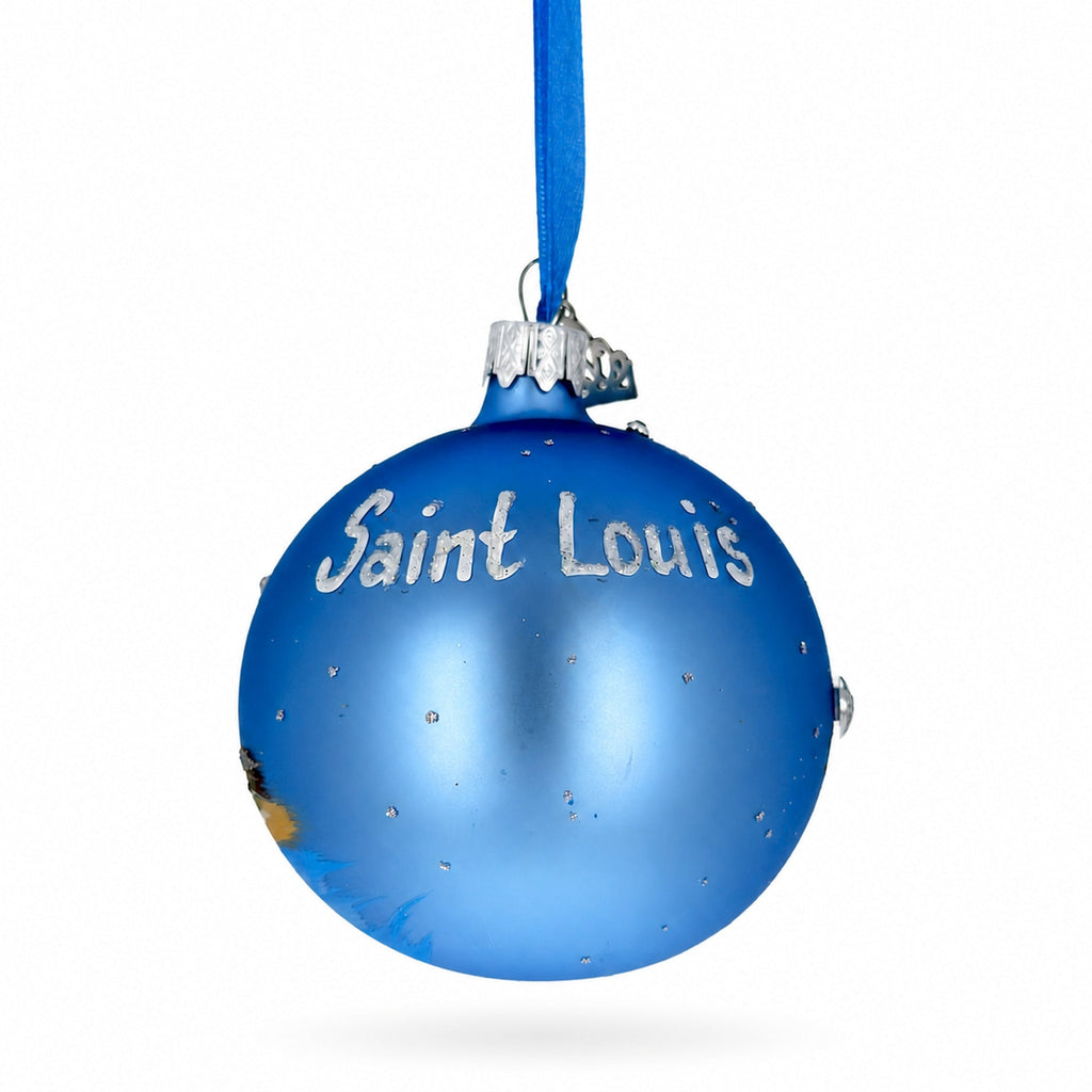 Gateway Arch, St. Louis, Missouri Glass Christmas Ornament