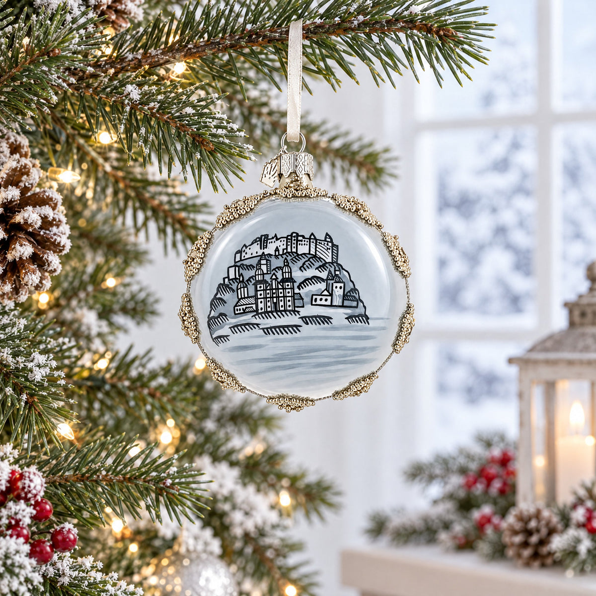 Salzburg, Austria Glass Ball Christmas Ornament