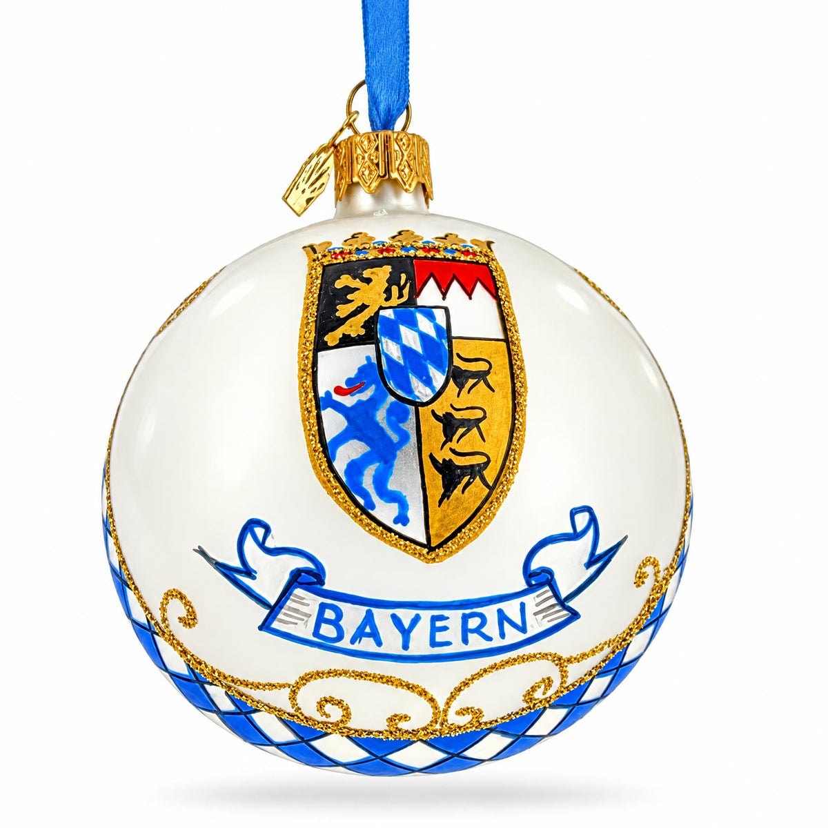 Bavaria, Germany Glass Ball Christmas Ornament