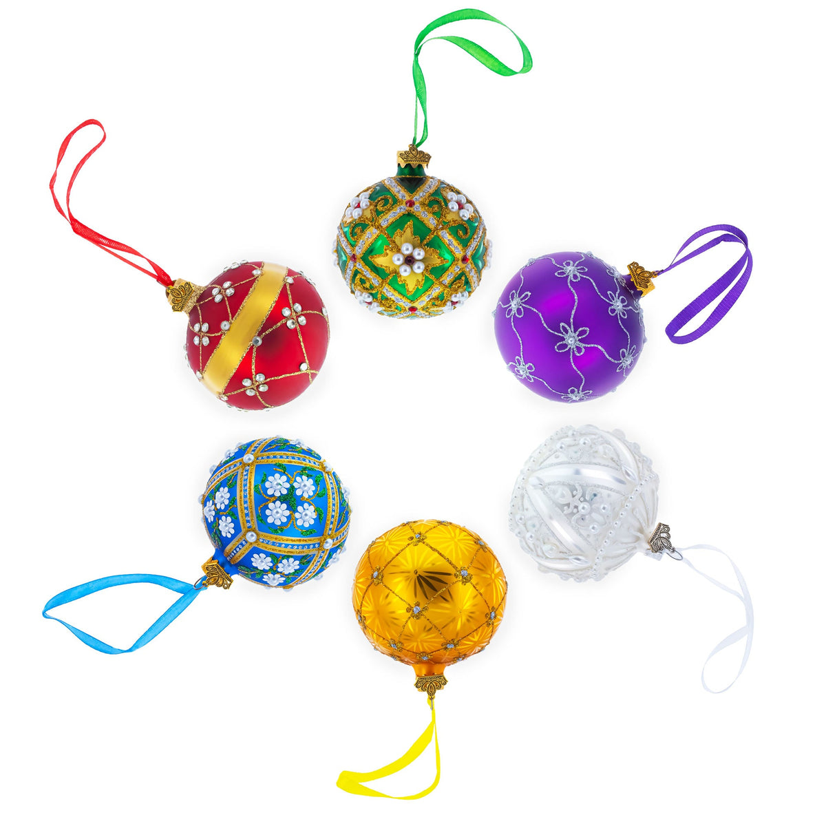 Playing Cards Deck Glass Christmas Ornament 3.25 Inches