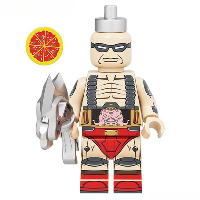 Krang Teenage Mutant Ninja Turtles LEGO-Compatible Minifigure – Custom TMNT Villain Toy