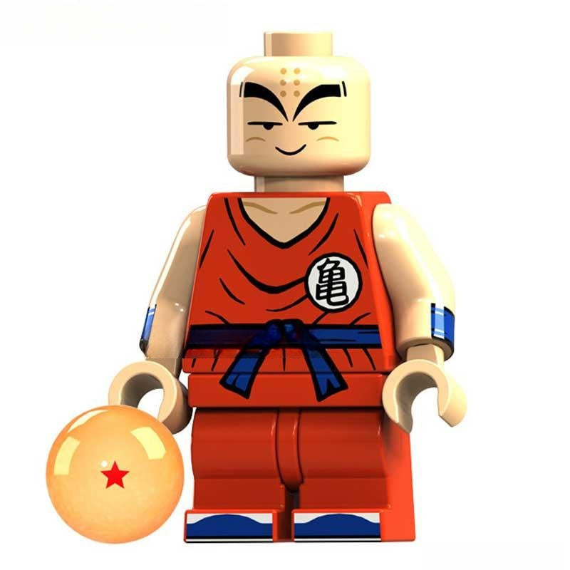 Krillin Dragon Ball Z Super Lego Minifigures Custom Anime Toys 2