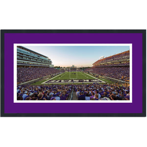 Framed Bill Snyder Family Stadium Kansas State Wildcats 16x24 NCAA Football Photo Professionally Matted