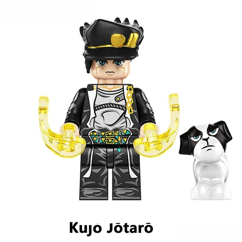Kujo Jotaro Jojo's Bizarre Adventure Anime Minifigure Toy