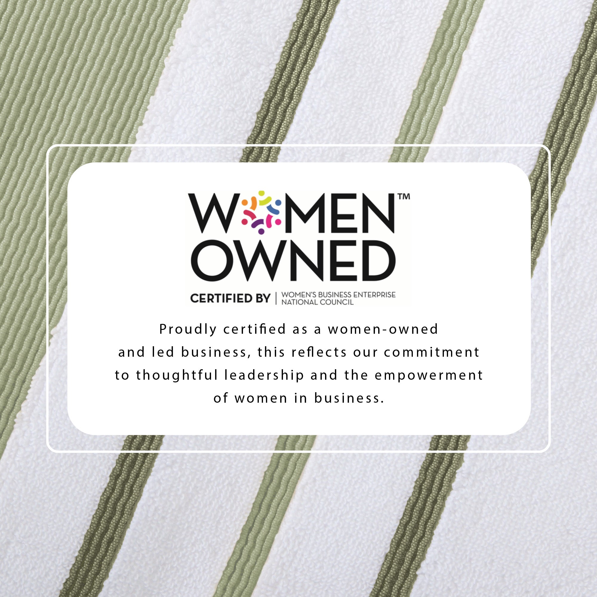 Decorative Cotton Stripe Bath Towel Set - Noelle Collection