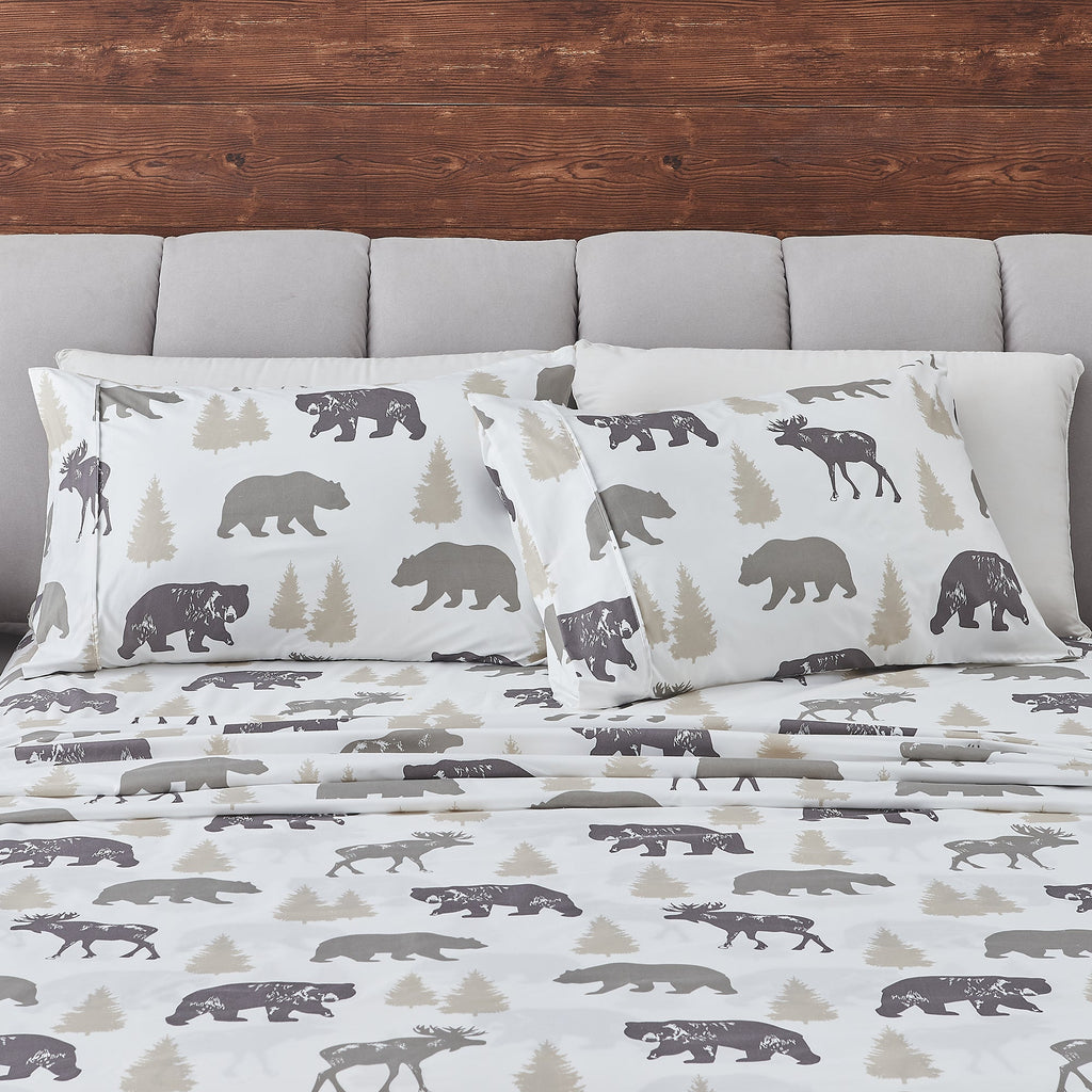 Lodge Printed Sheet Set - Mountain Ridge Collection