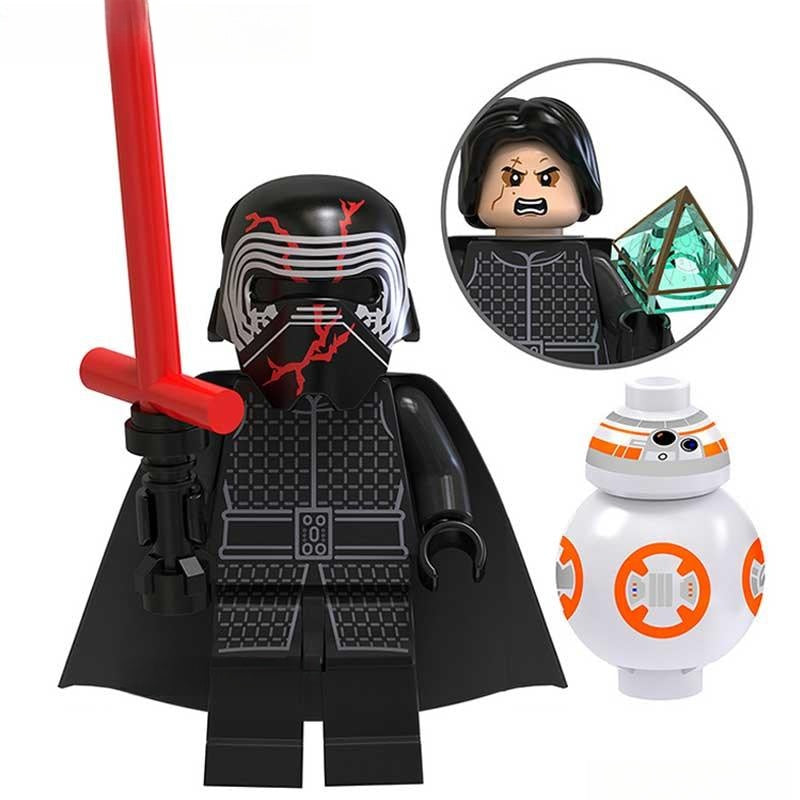 Kylo Ren & BB-8 Droid Lego Star Wars Minifigures Custom Toys