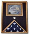 Military Certificate Case, Military flag and document case hold 3'x5' flag