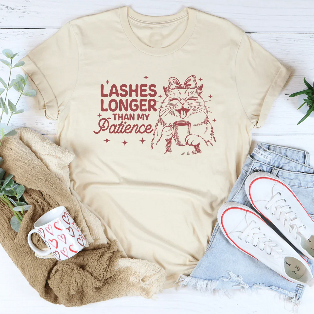 Lashes Longer Than My Patience Tee