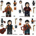 The Last Of Us Joel & Ellie set of 4 Minifigure Toys