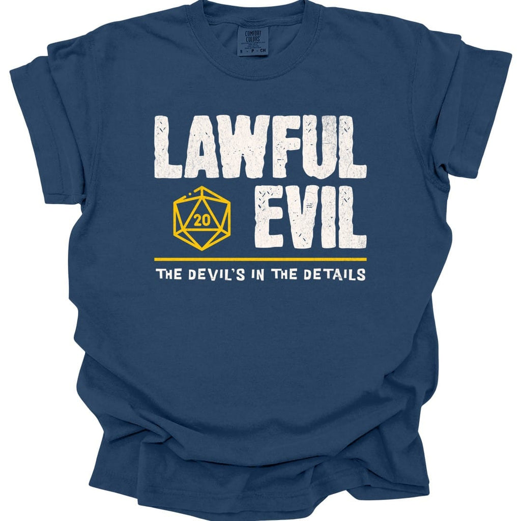Lawful Evil Shirt - D&D Alignment T-shirt - Comfort Colors