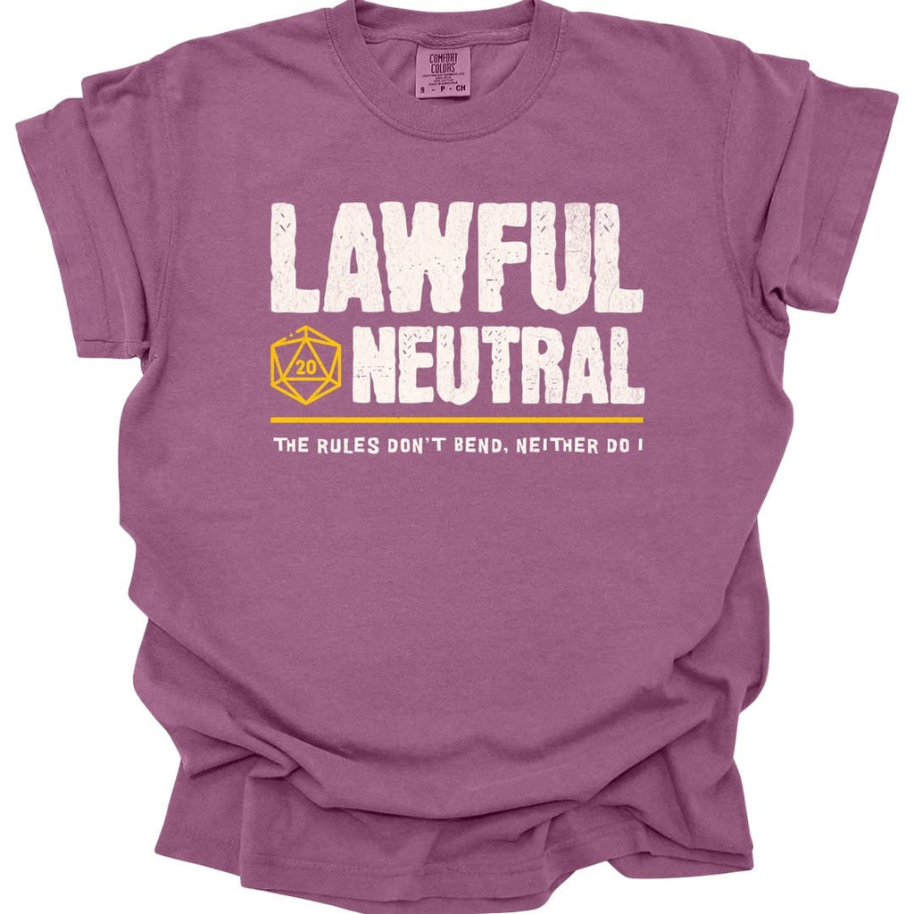 Lawful Neutral Shirt - D&D Alignment T-shirt - Comfort Colors