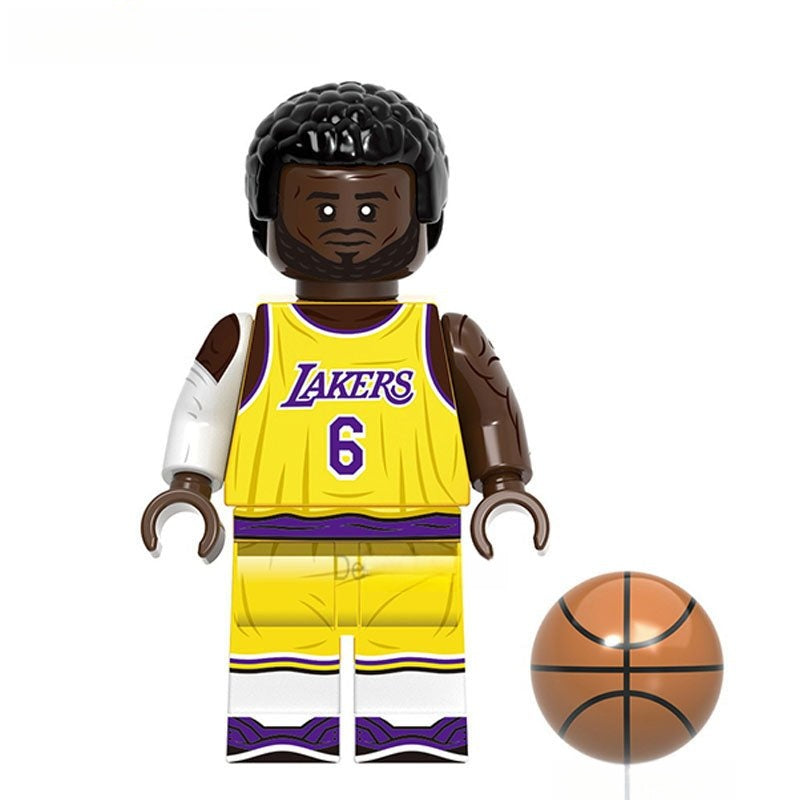 Lebron James Minifigure Toy Sports Icons NBA Basketball 4