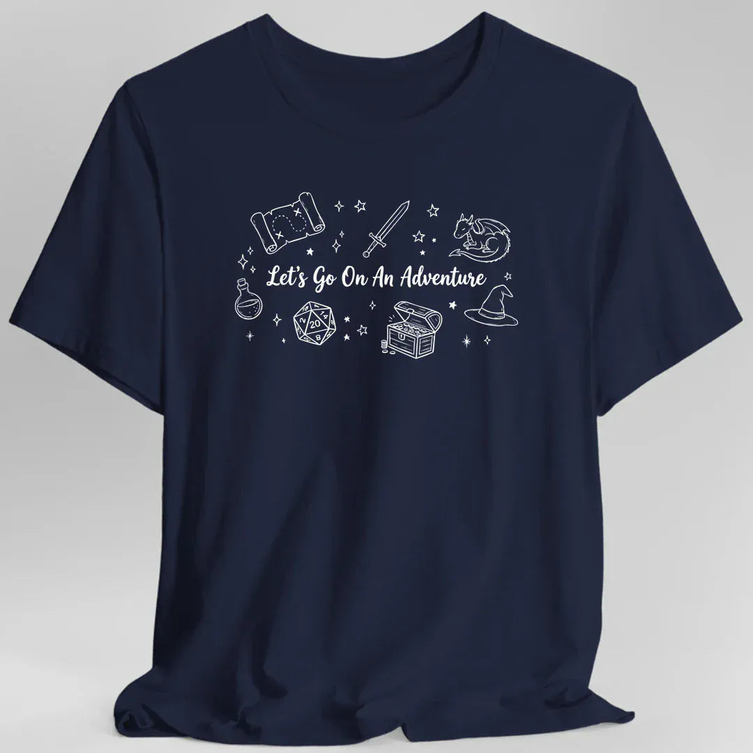 Let's Go On An Adventure D&D T-Shirt