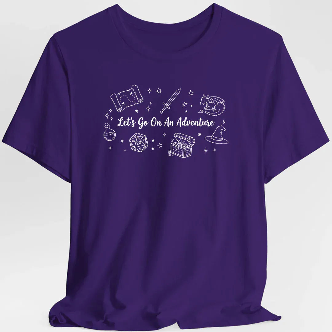 Let's Go On An Adventure D&D T-Shirt