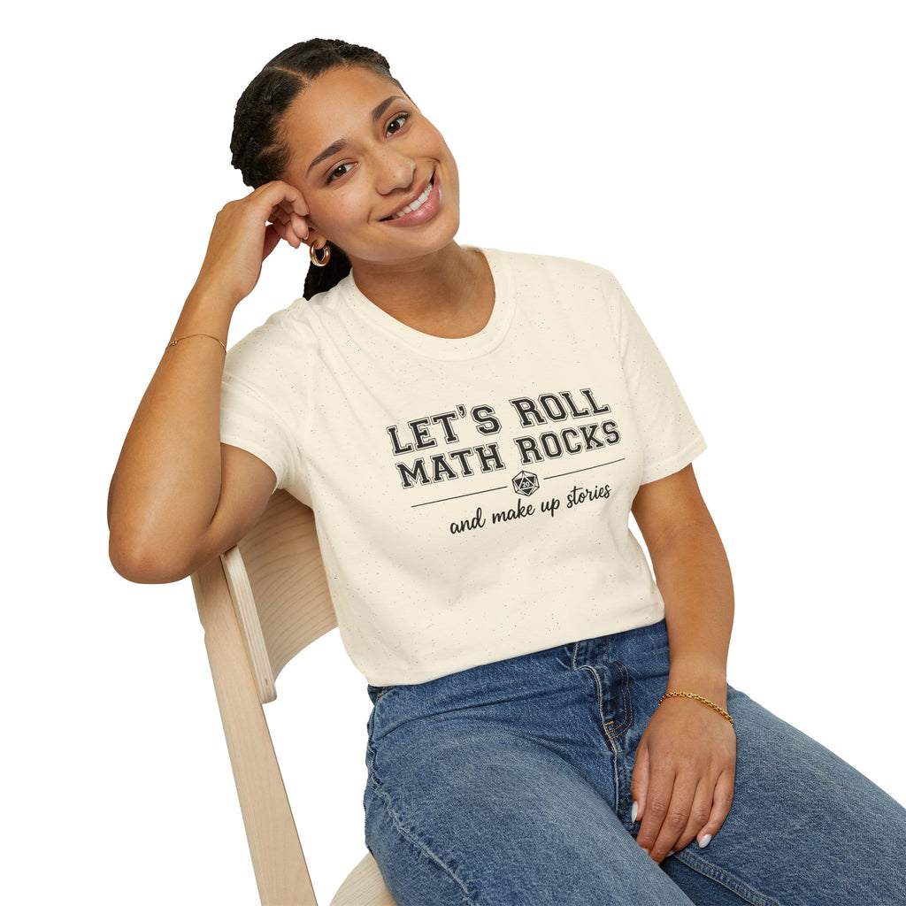 Let's Roll Math Rocks T-Shirt