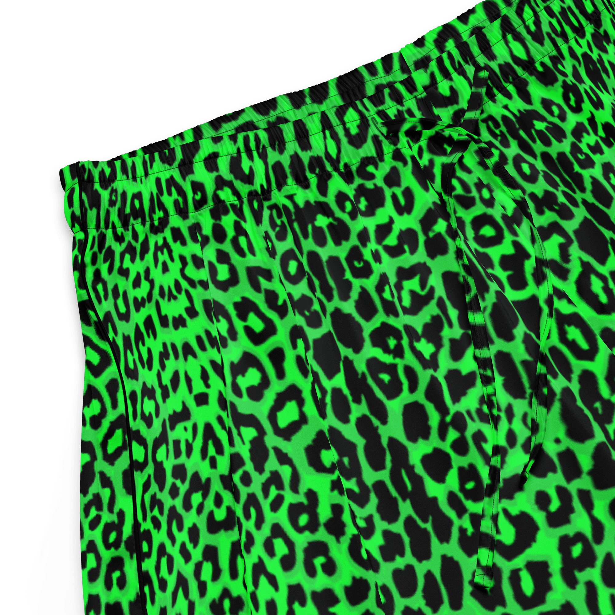 Lime Leopard Silky Pajama Bottoms