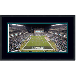 Framed Lincoln Financial Field Philadelphia Eagles 16x24 Football Photo Professionally Matted