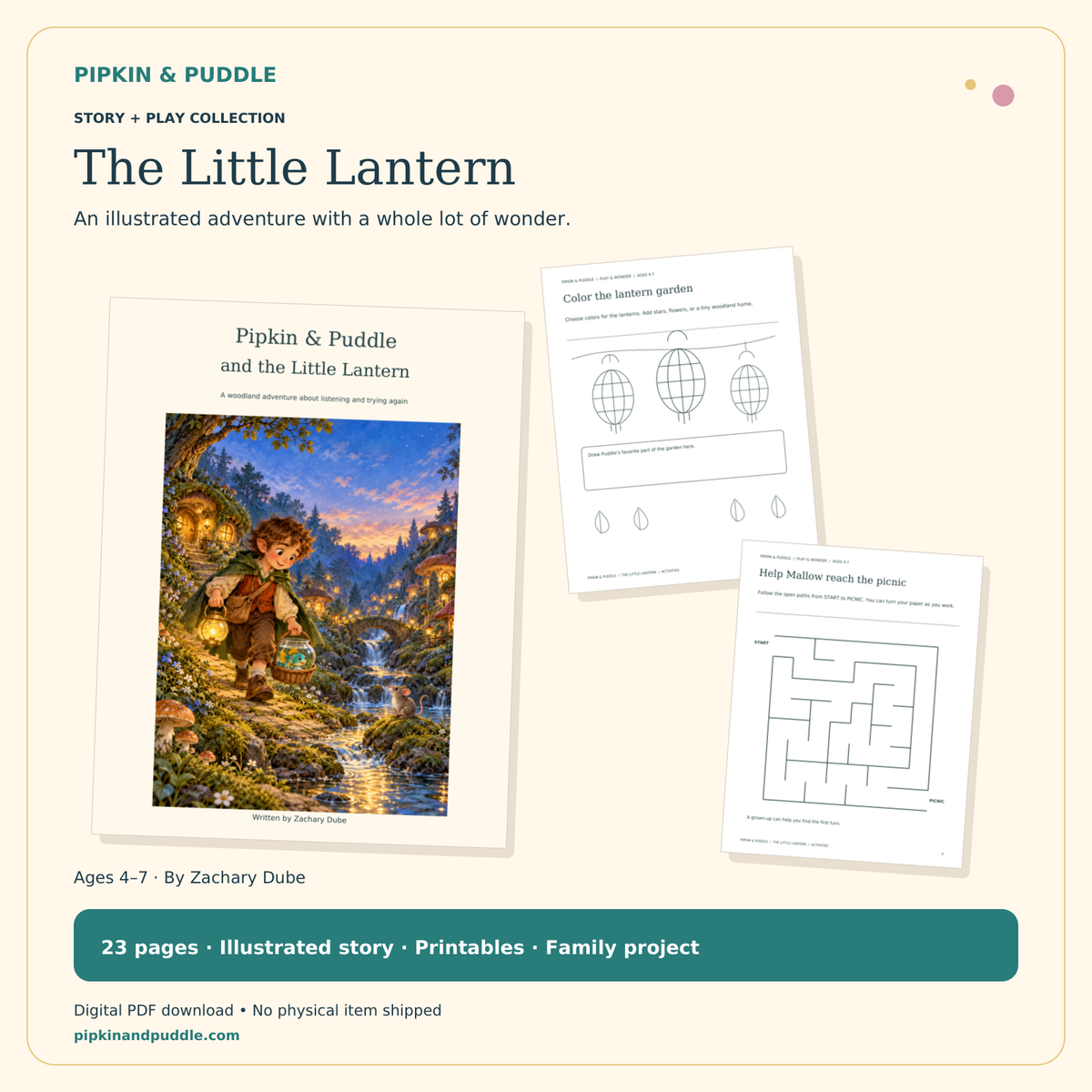 The Little Lantern — Story & Activity Bundle