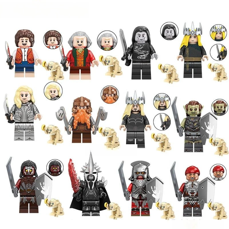 Lord of The Rings Set of 12 Minifigure Toy 2