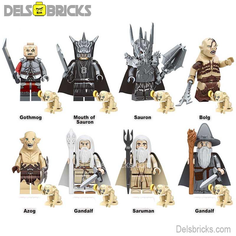 Lord of The Rings Set of 8 Minifigure Toy 1