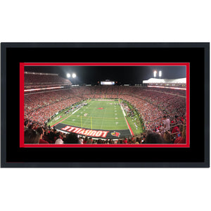 Framed Cardinal Stadium Louisville Cardinals 16x24 NCAA Football Photo Professionally Matted