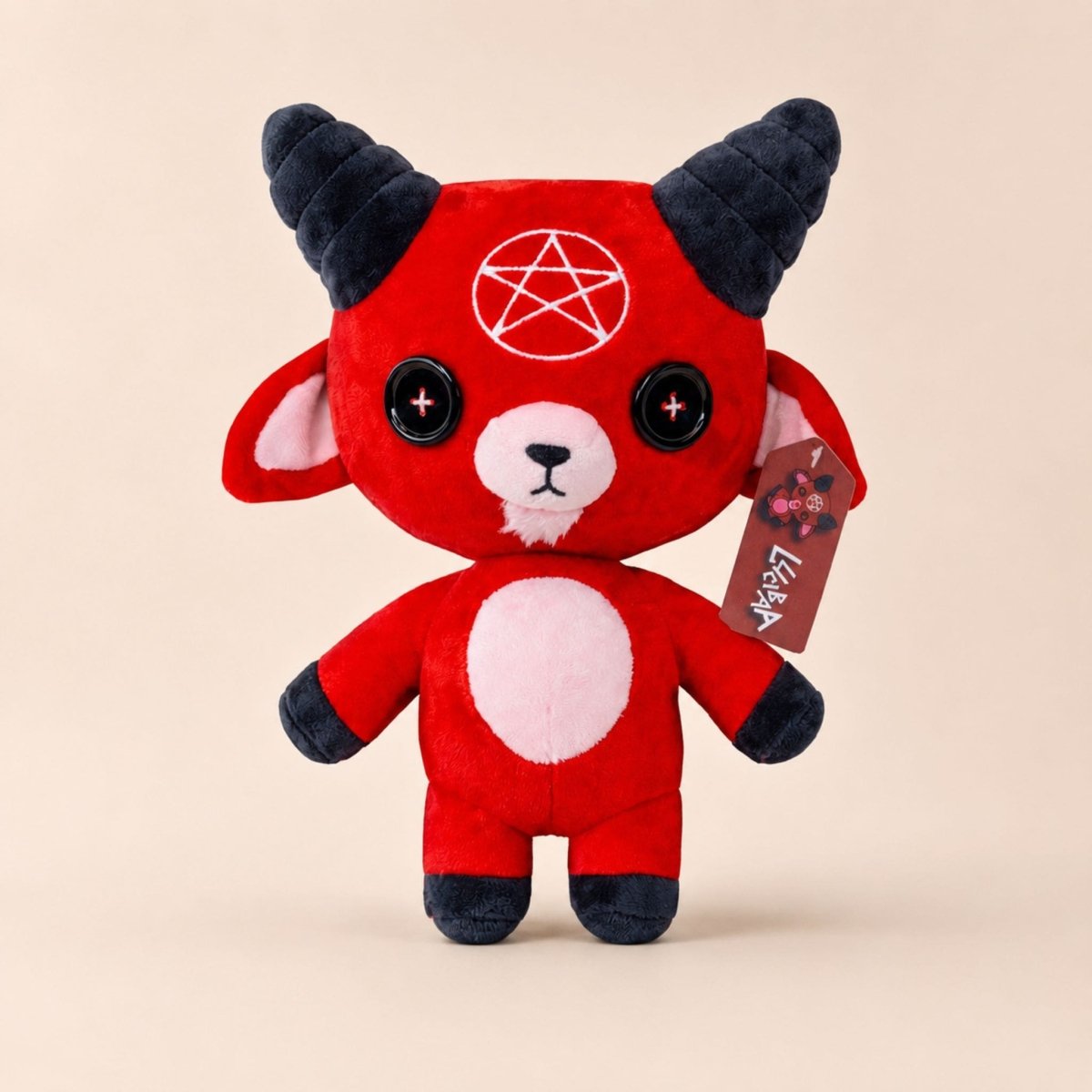 Lucibaa Demon Goat Plushie – 10-Inch Collectible