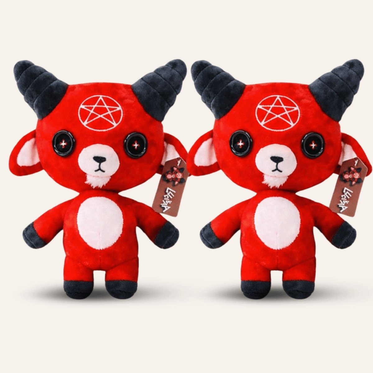 Lucibaa Demon Goat Plushie – 10-Inch Collectible