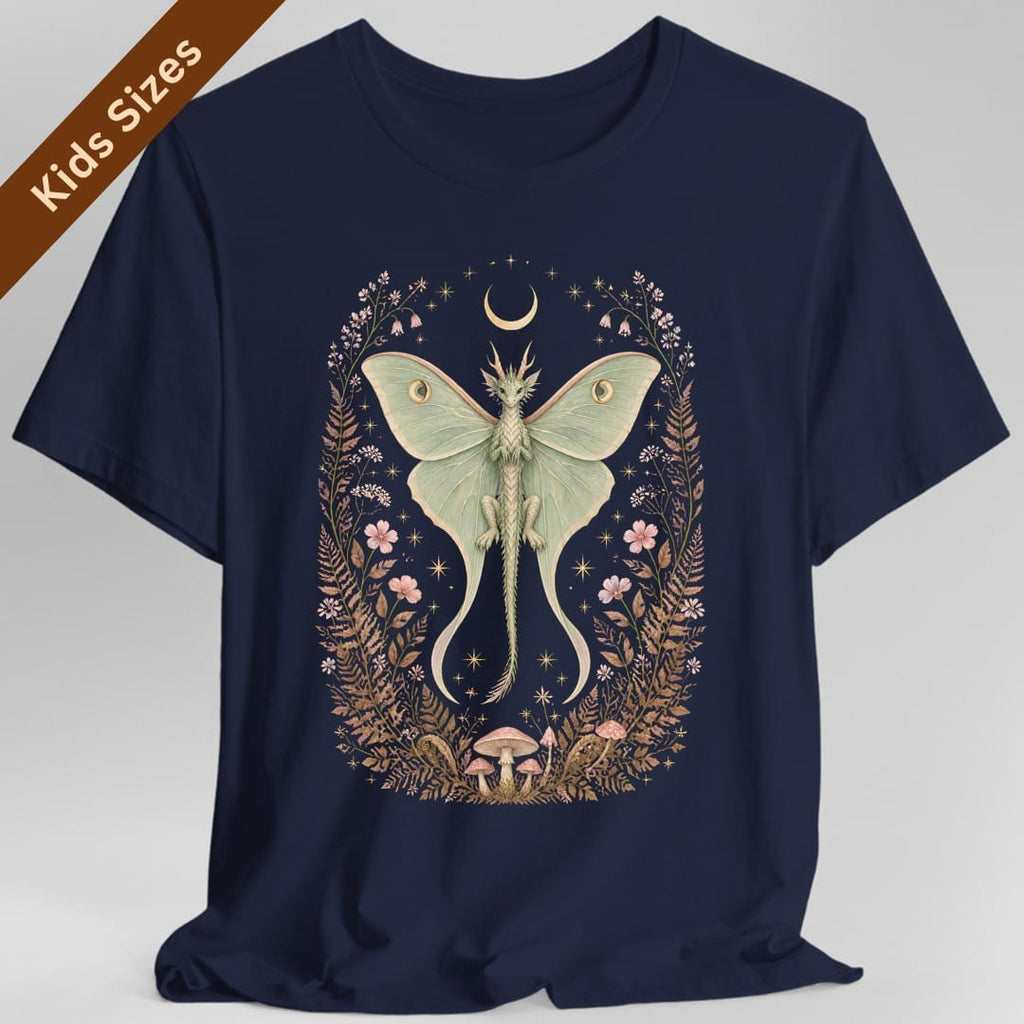 Luna Moth Dragon Kids T-Shirt