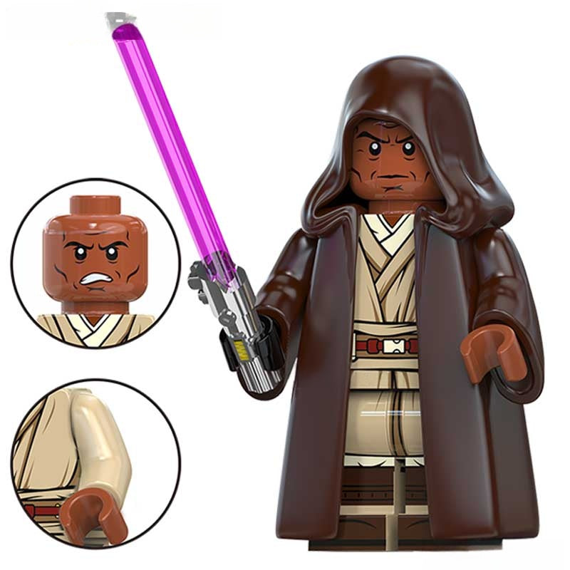 Mace Windu Star Wars Minifigure Toy 4