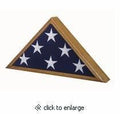Veteran Oak Flag Case Hand Made By Veterans