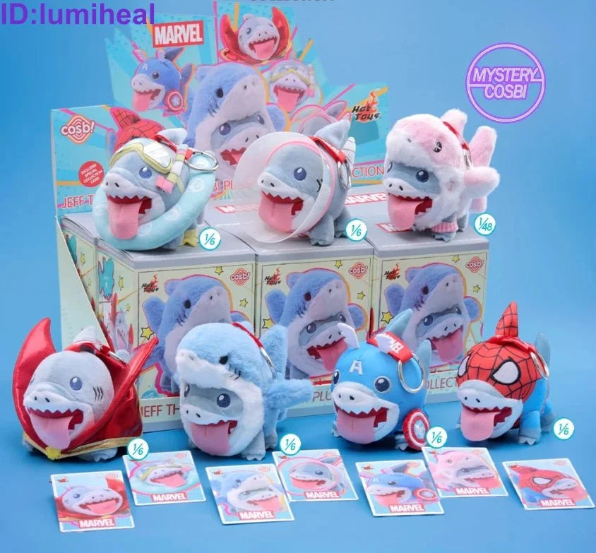 Marvel Comics Cosbi Jeff the Land Shark Random Plush Keychain Blind Box