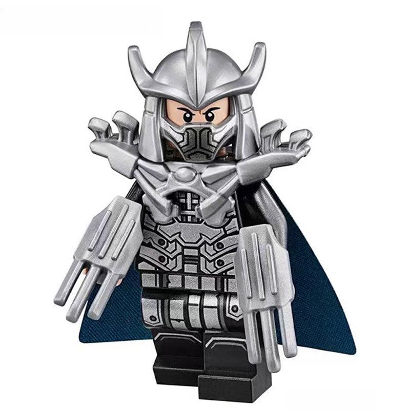 Master Shredder Teenage Mutant Ninja Turtles Minifigure – Custom LEGO-Compatible TMNT Villain Figure