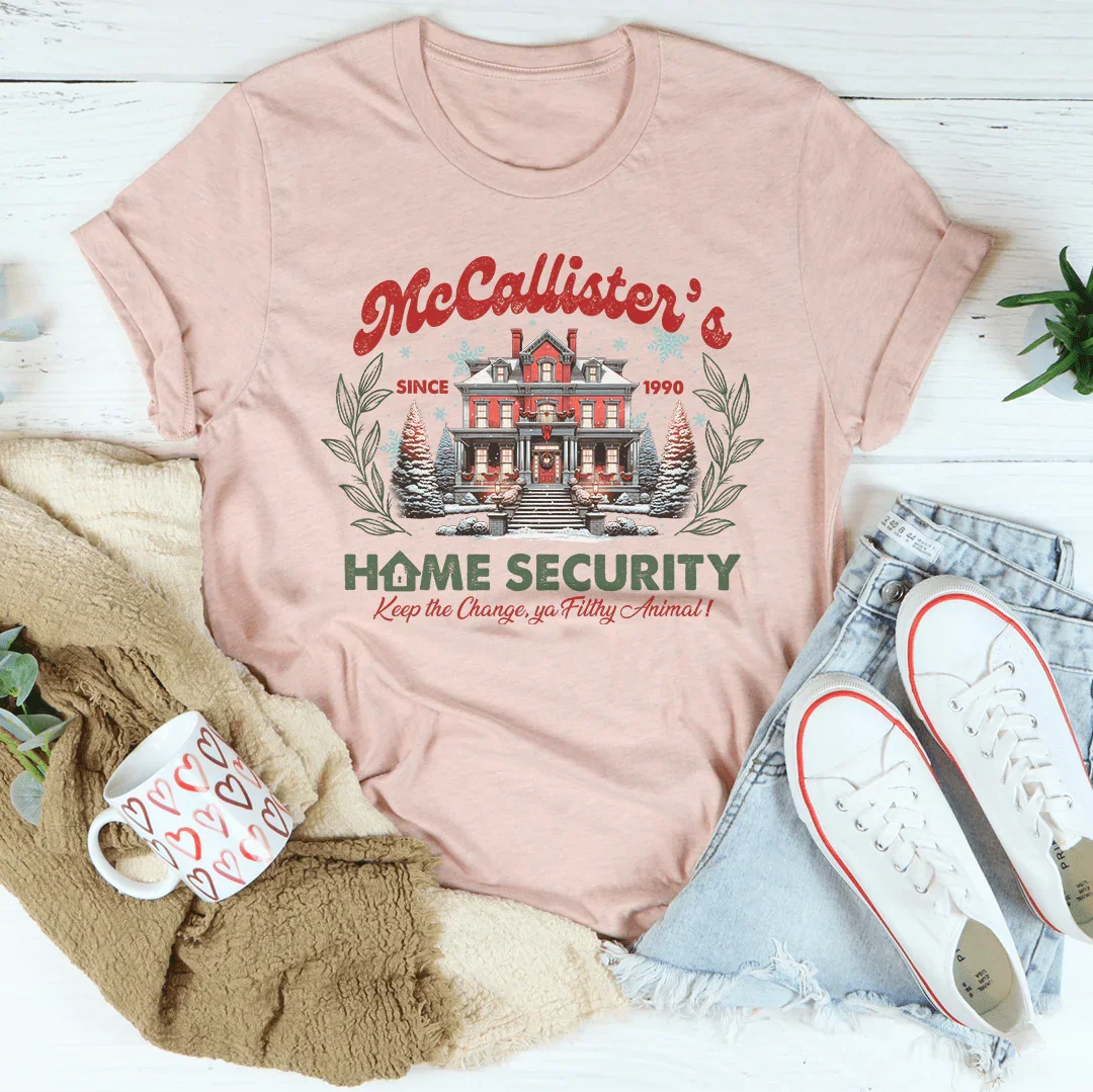 McCallister's Home Security Tee